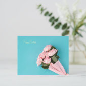 Happy Birthday Postkarte (Stehend Vorderseite)