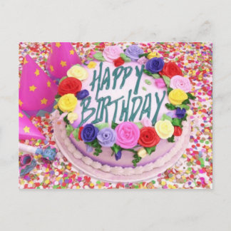 Happy Birthday Postkarte