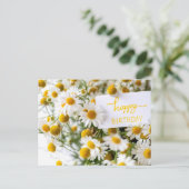 HAPPY BIRTHDAY POSTKARTE (Stehend Vorderseite)