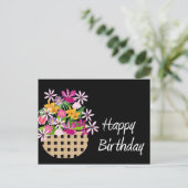 Happy Birthday Postkarte (Stehend Vorderseite)