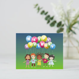 Happy Birthday Postkarte