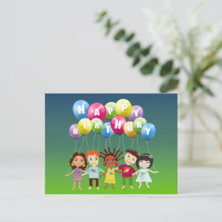 Happy Birthday Postkarte