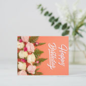 HAPPY BIRTHDAY POSTKARTE (Stehend Vorderseite)