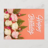 HAPPY BIRTHDAY POSTKARTE (Vorderseite)