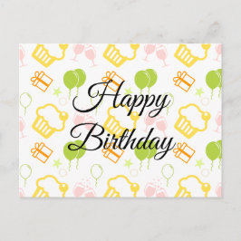 Happy Birthday Postkarte