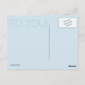 Happy Birthday Postkarte (Rückseite)