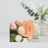 HAPPY BIRTHDAY POSTKARTE (Stehend Vorderseite)