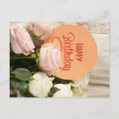 HAPPY BIRTHDAY POSTKARTE (Vorderseite)