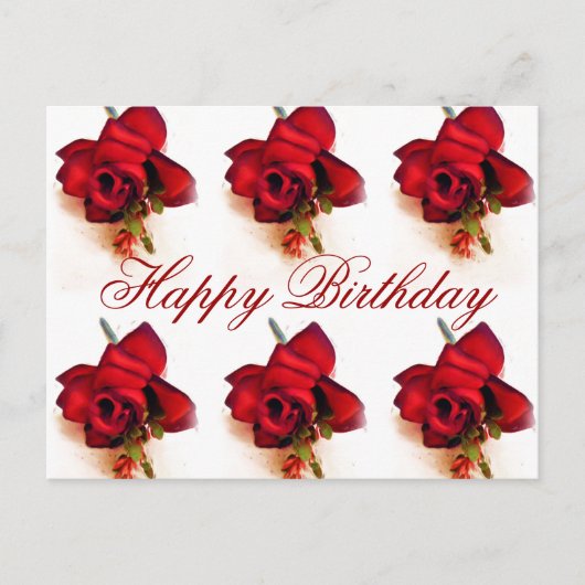 Happy Birthday_ Postkarte (Vorderseite)