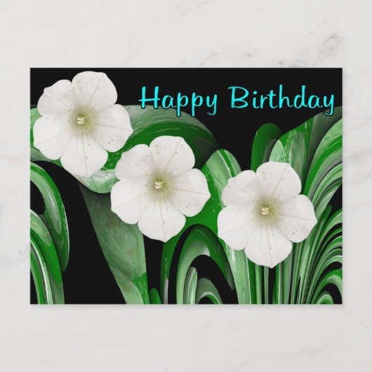 Happy Birthday Postkarte (Vorderseite)