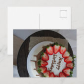 Happy Birthday Postkarte (Vorne/Hinten)