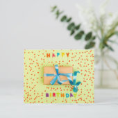 Happy Birthday Postkarte (Stehend Vorderseite)