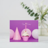 HAPPY BIRTHDAY POSTKARTE (Stehend Vorderseite)