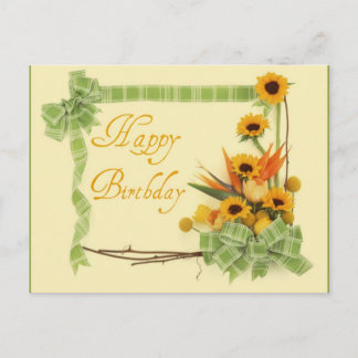 Happy Birthday Postkarte