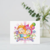 Happy Birthday Postkarte (Stehend Vorderseite)
