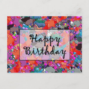 Happy Birthday Postkarte