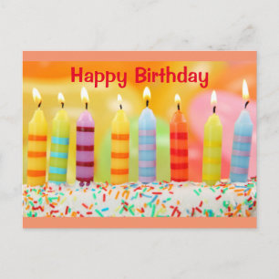 Happy Birthday Postkarte