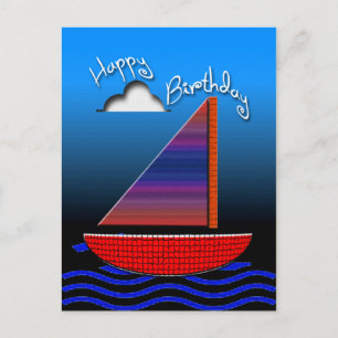 Happy Birthday Postkarte