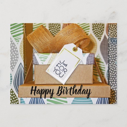 Happy Birthday  Postkarte (Vorderseite)