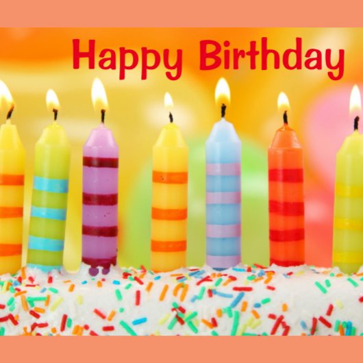 Happy Birthday Postkarte