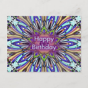Happy Birthday Postkarte