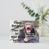 Happy Birthday_ Postkarte (Stehend Vorderseite)