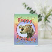 Happy Birthday Postkarte (Stehend Vorderseite)