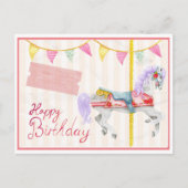 Happy Birthday Postkarte (Vorderseite)