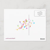 Happy Birthday Postkarte (Rückseite)