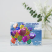 Happy Birthday Postkarte (Stehend Vorderseite)