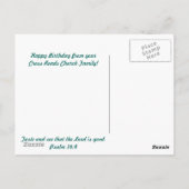 Happy Birthday Postkarte (Rückseite)