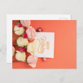 HAPPY BIRTHDAY POSTKARTE (Vorne/Hinten)