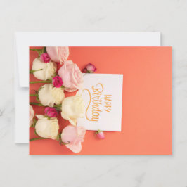 HAPPY BIRTHDAY POSTKARTE