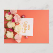 HAPPY BIRTHDAY POSTKARTE (Vorderseite)