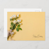 HAPPY BIRTHDAY POSTKARTE (Vorne/Hinten)