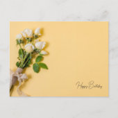 HAPPY BIRTHDAY POSTKARTE (Vorderseite)