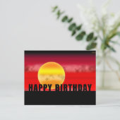 Happy Birthday Postkarte (Stehend Vorderseite)