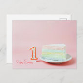 HAPPY BIRTHDAY POSTKARTE (Vorne/Hinten)