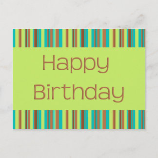 Happy Birthday Postkarte