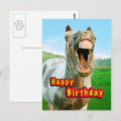 Happy Birthday Postkarte (Vorne/Hinten)