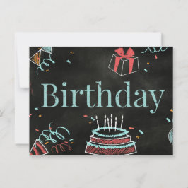 HAPPY BIRTHDAY POSTKARTE