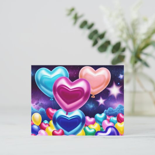 Happy Birthday Postkarte (Stehend Vorderseite)