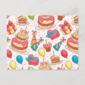 Happy Birthday Postkarte (Vorderseite)