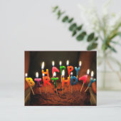 Happy Birthday Postkarte (Stehend Vorderseite)