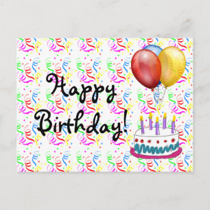 Happy Birthday Postkarte