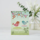 Happy Birthday Postkarte (Stehend Vorderseite)