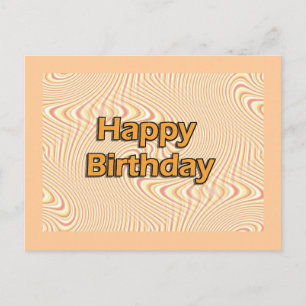 Happy Birthday Postkarte