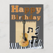 Happy Birthday Postkarte (Vorderseite)