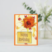 Happy Birthday Postkarte (Stehend Vorderseite)