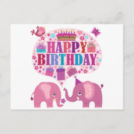 Happy Birthday Postkarte